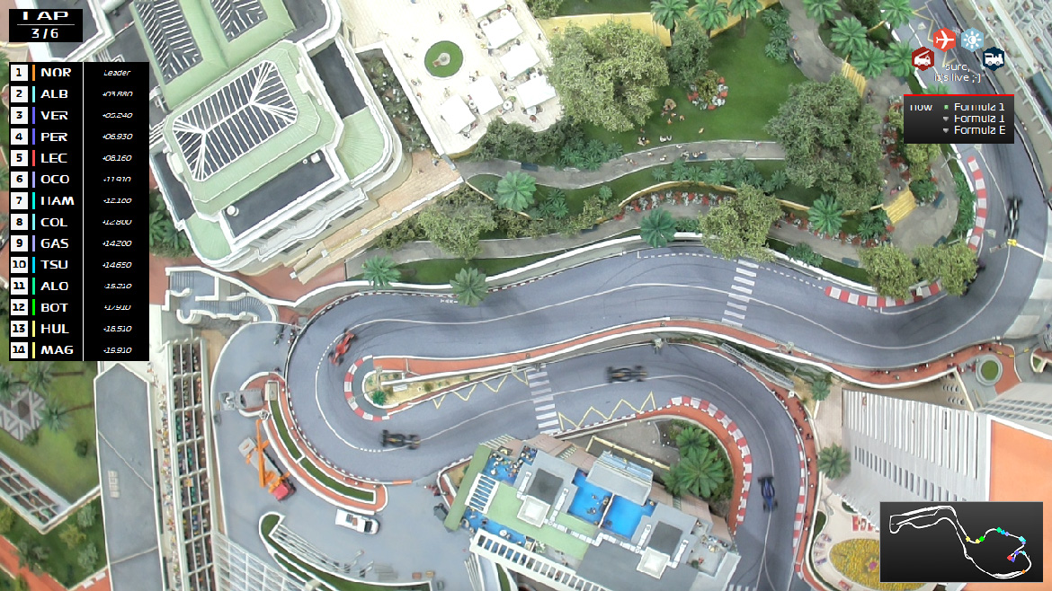 Skycam view